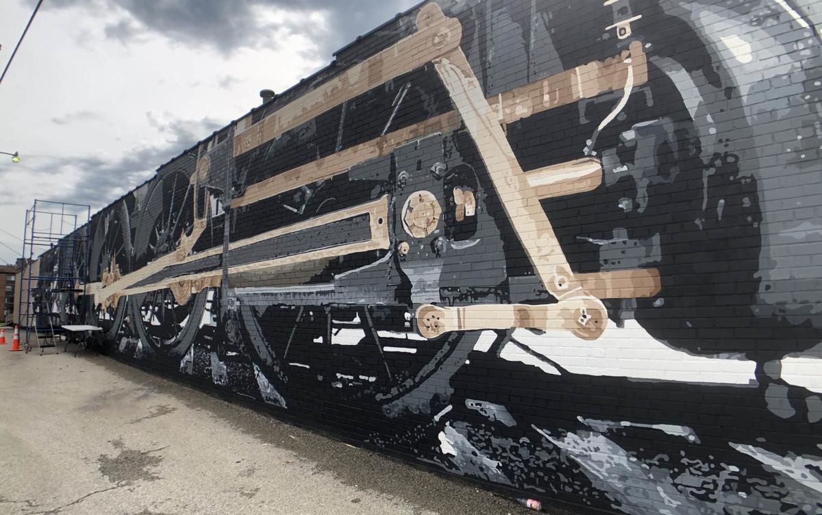 August 20, 2019: Progress continues on 2 Decatur murals, with another to come in September